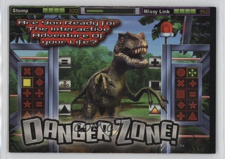 2001 Knowledge Adventure Jurassic Park III CD-ROM gioco promo zona pericolo! 0kz8