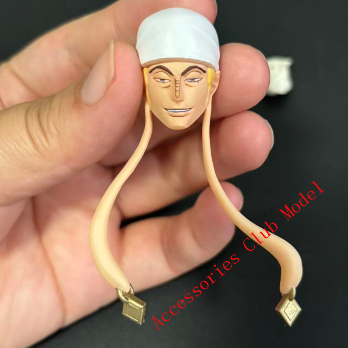 For 6" Romankey Figura 1/12 Pezzo Unico Dipinto Enel‌ Testa Intaglio