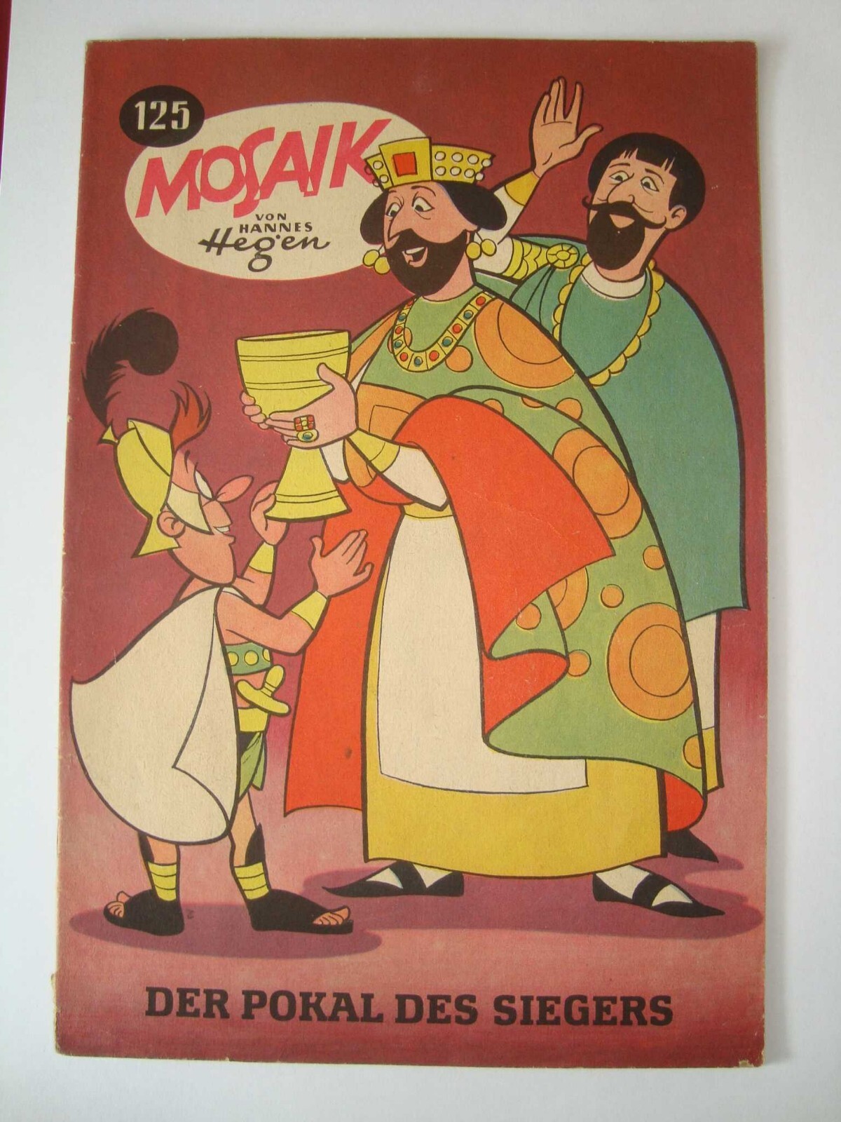 Mosaico n.125 - La Coppa del Vincitore, originale H.Hegen, aprile 1967