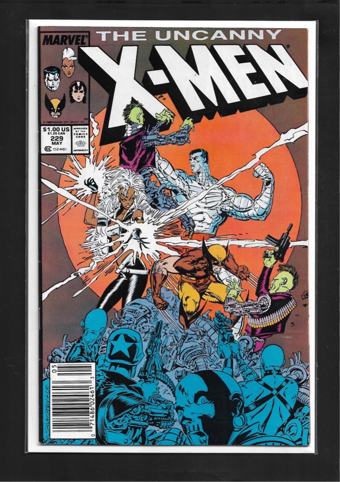 Uncanny X-Men #229 (1988): variante Mark Jewelers! Reavers prima apparizione! VF-!