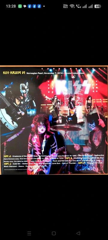 Kiss lp only cover no disco