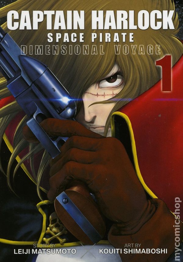 Capitano Harlock Space Pirate Viaggio Dimensionale GN #1-1° NM 2017 Immagine Stock