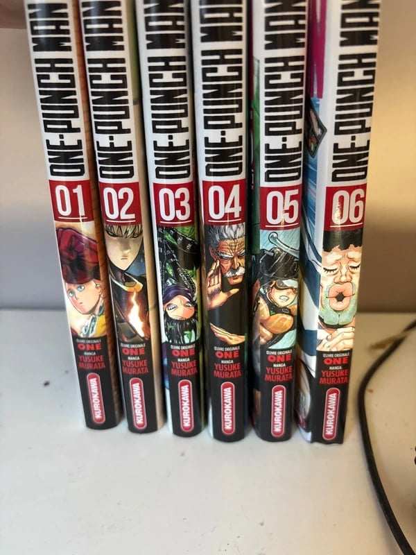 Collection de livre one punch man 1 a 6