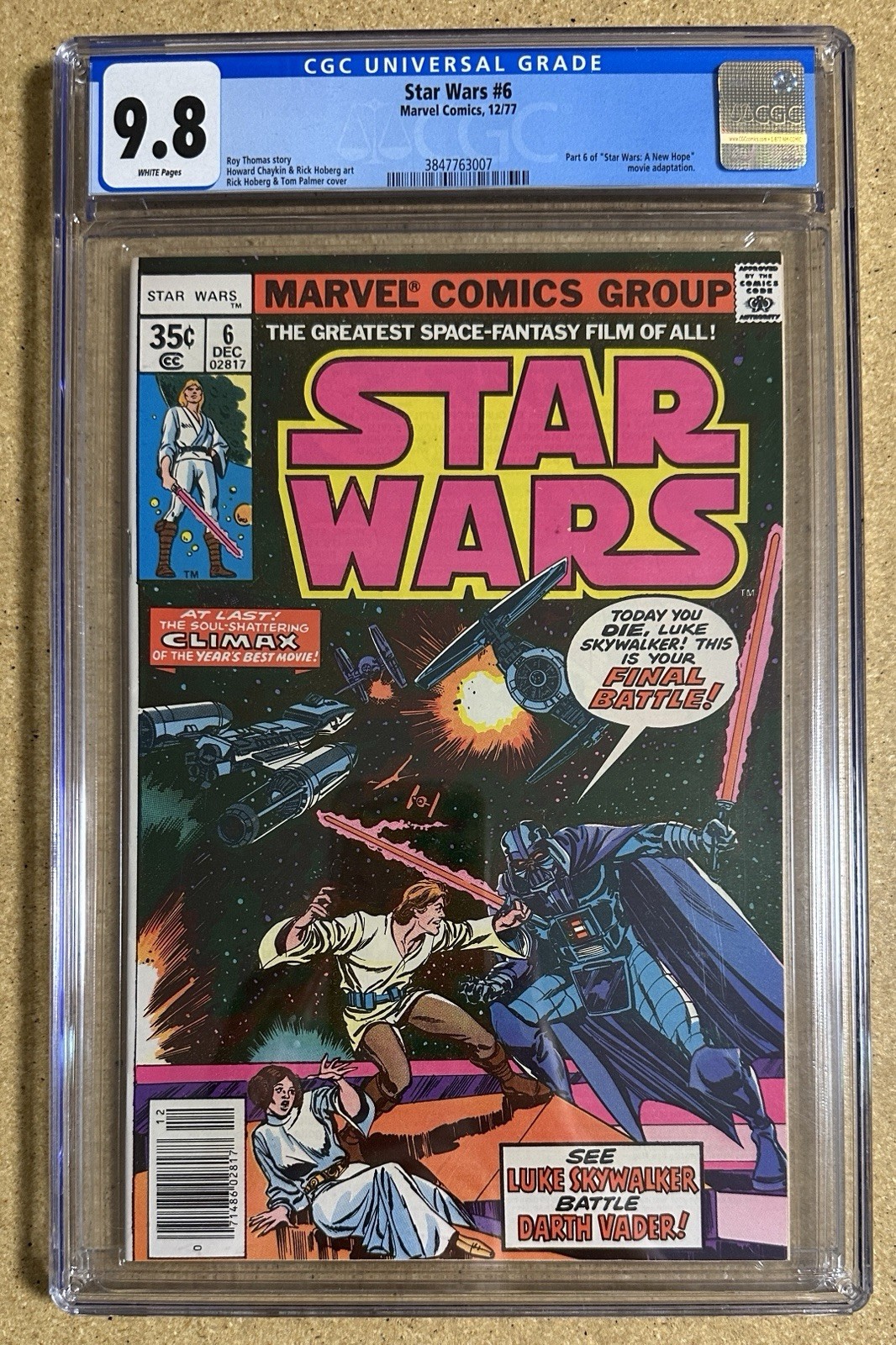Star Wars #6 CGC 9.8 Marvel Comics 1977