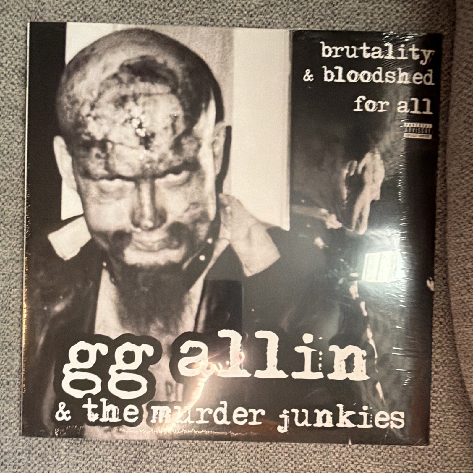 GG Allin & the Murder Junkies: Brutality & Bloodshed for All Vinyl Sealed