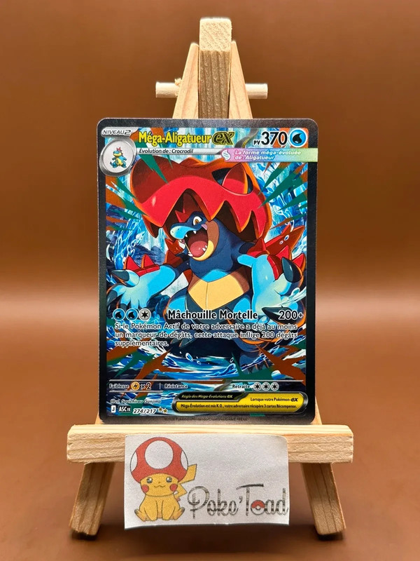Carte pokémon Mega aligatueur ex - ASC - 274/217