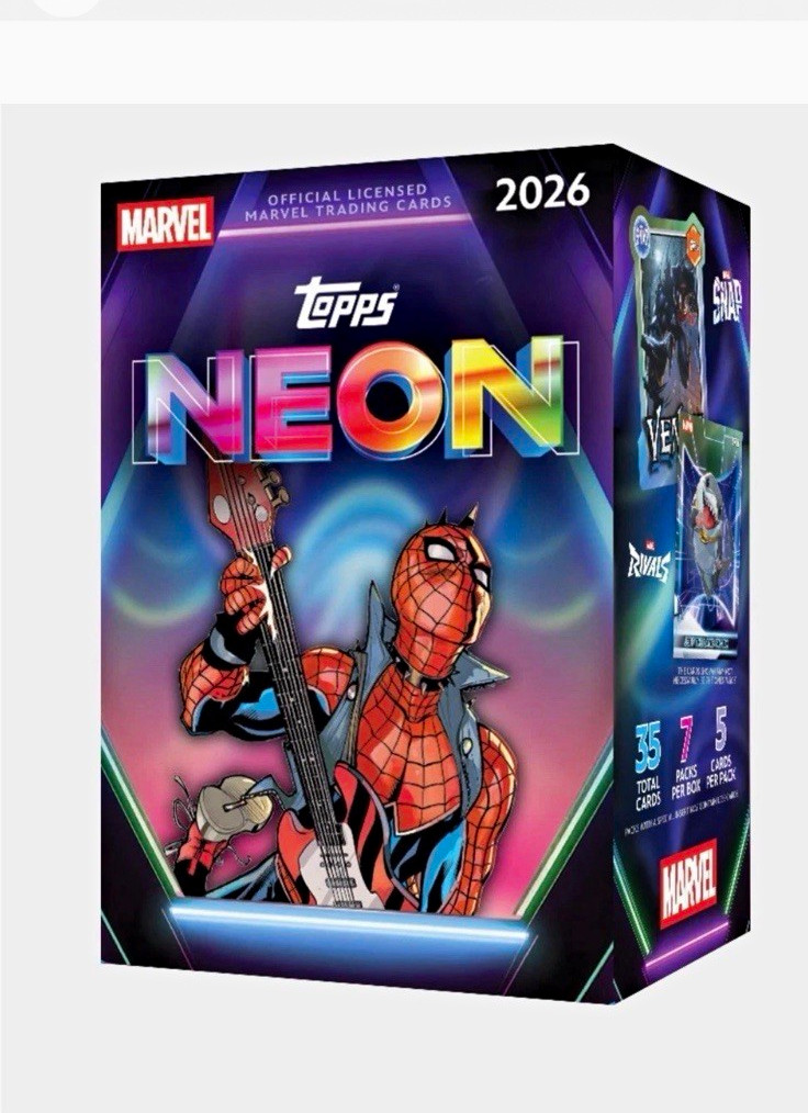 Topps 2026 Neon Marvel 35-Card Value Box ( Pre-Order)
