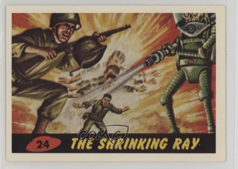 1984 Renata Galasso Topps Mars Attacks ristampe The Shrinking Ray #24 0kb5