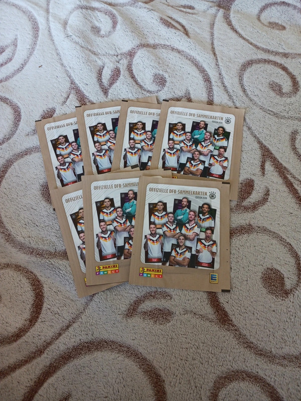 7x panini Sticker edeka,  neu