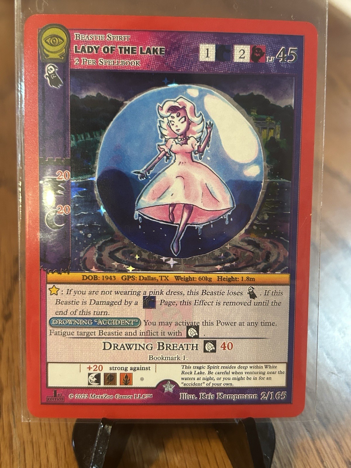 Lady of the Lake 2/165 MetaZoo Seance 1° Edizione Full Holo Card