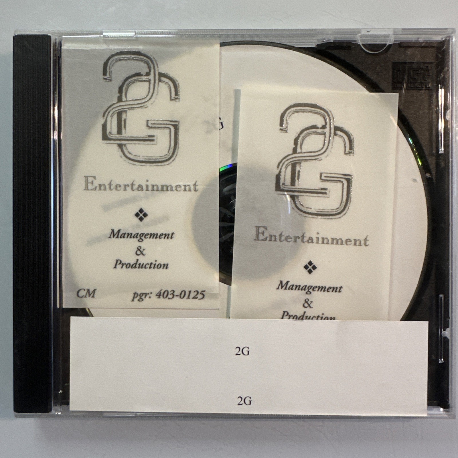 2G Inizio 2 Fine / TRAGEDIA AMERICANA CD St Louis Indie Rap