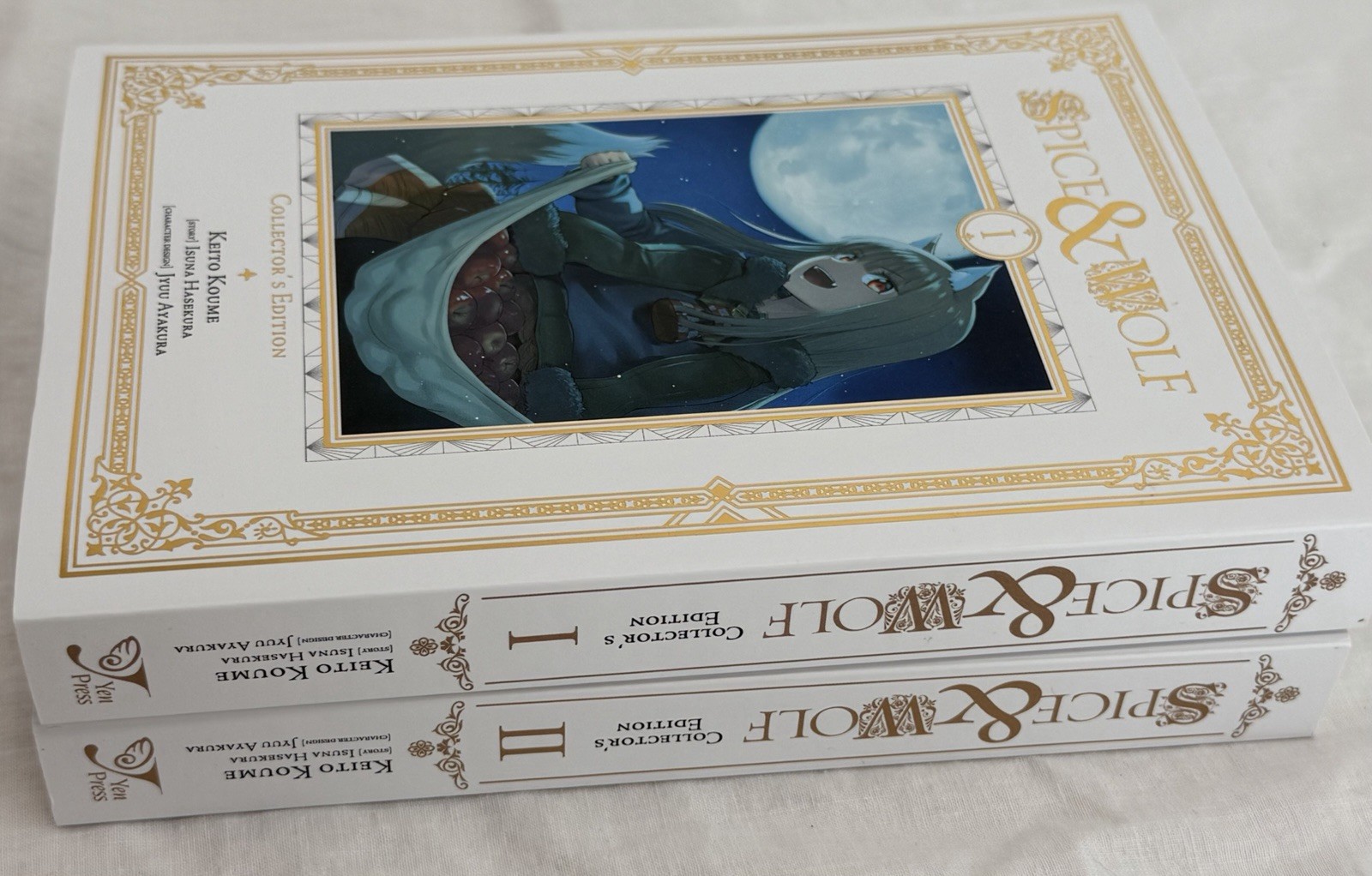 Spice & Wolf Edizione da Collezione 1 e 2 Manga Inglese Copertina Rigida