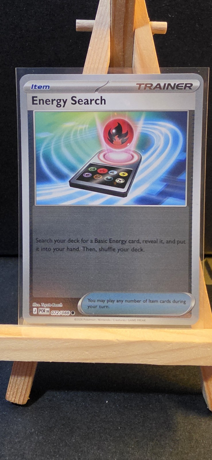 Energy Search 072/088 Me03: Perfect Order Reverse Holo