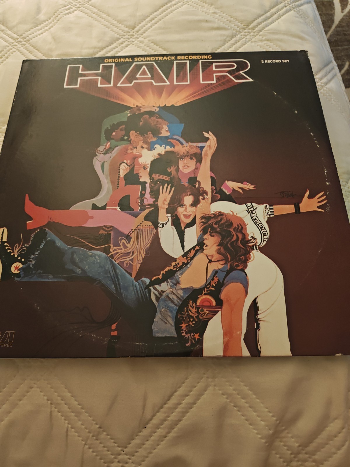 Hair Original Soundtrack Recording Two Records Set LP 1979 Gatefold