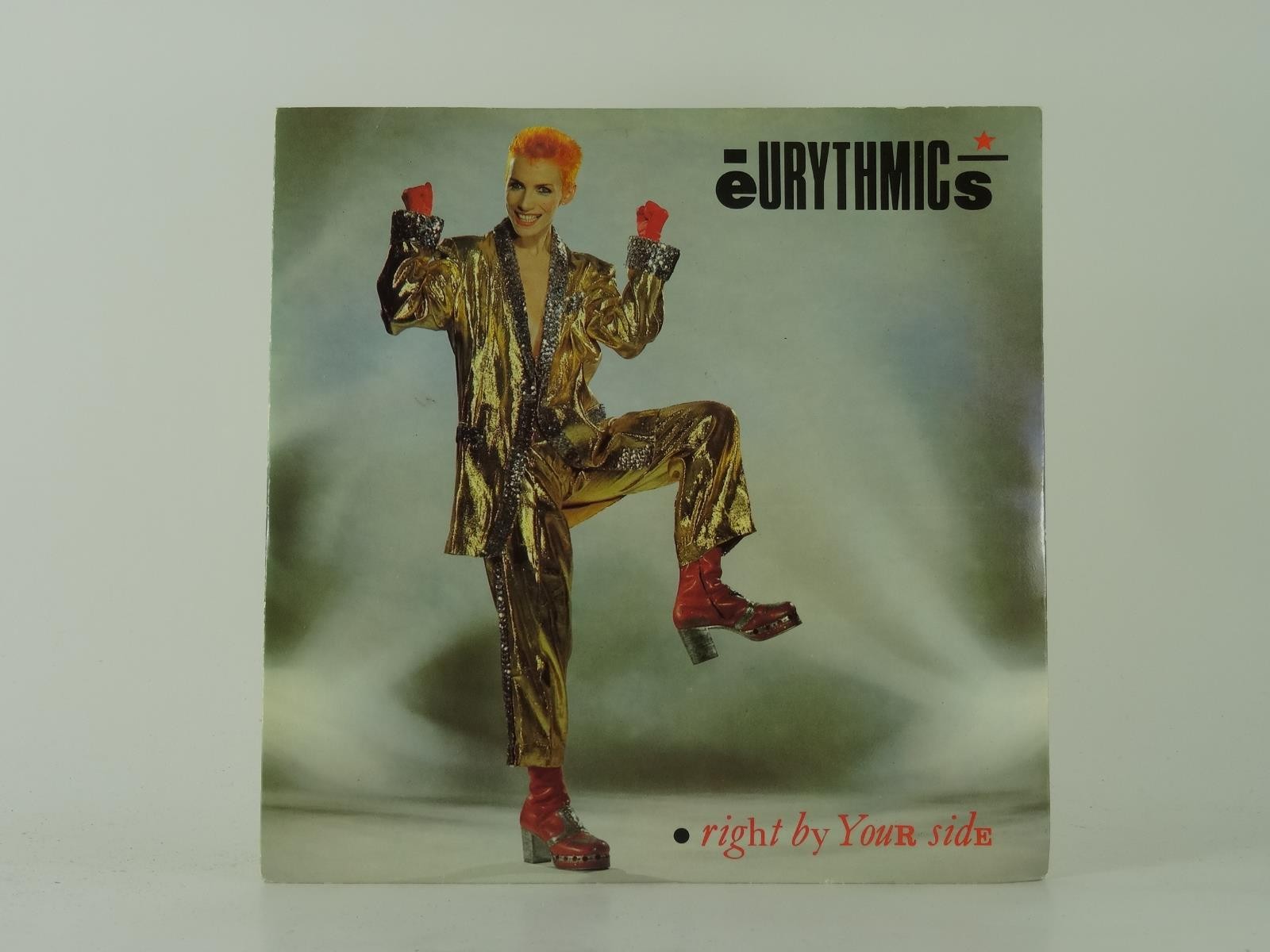 EURYTHMICS RIGHT BY YOUR SIDE (2) (9) 2 Track 7" Single plus Picture Sleeve RCA 