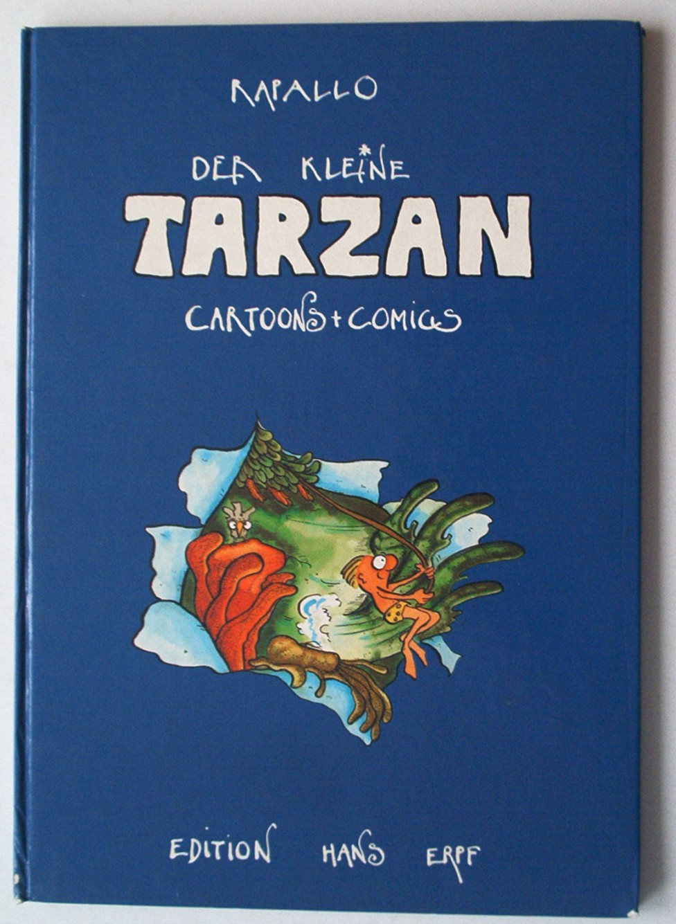 TARZAN Cartoni Animati + Fumetti 1991 Libro HC di Rapallo