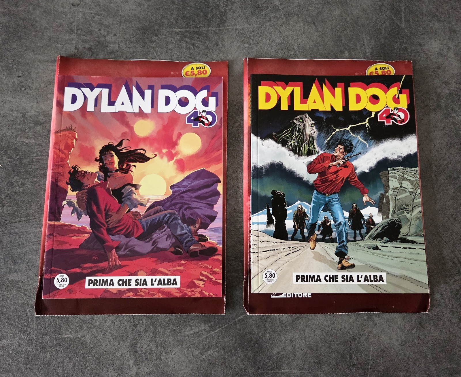 DYLAN DOG 481 PRIMA CHE SIA L'ALBA CESTARO + VARIANT COVER VILLA 2 ALBI NUOVI