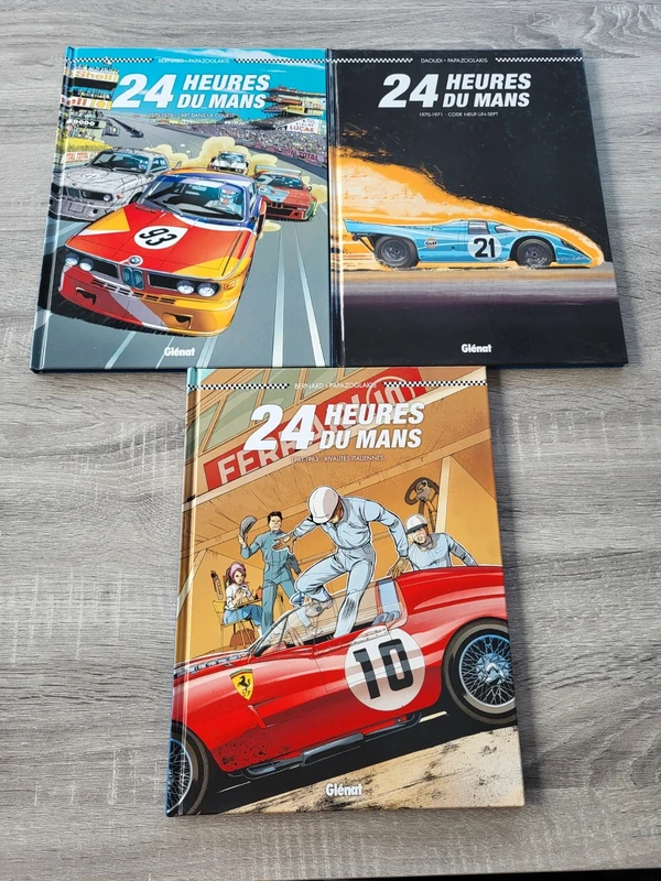 24 Heures du Mans : Collection de 3 BD  .