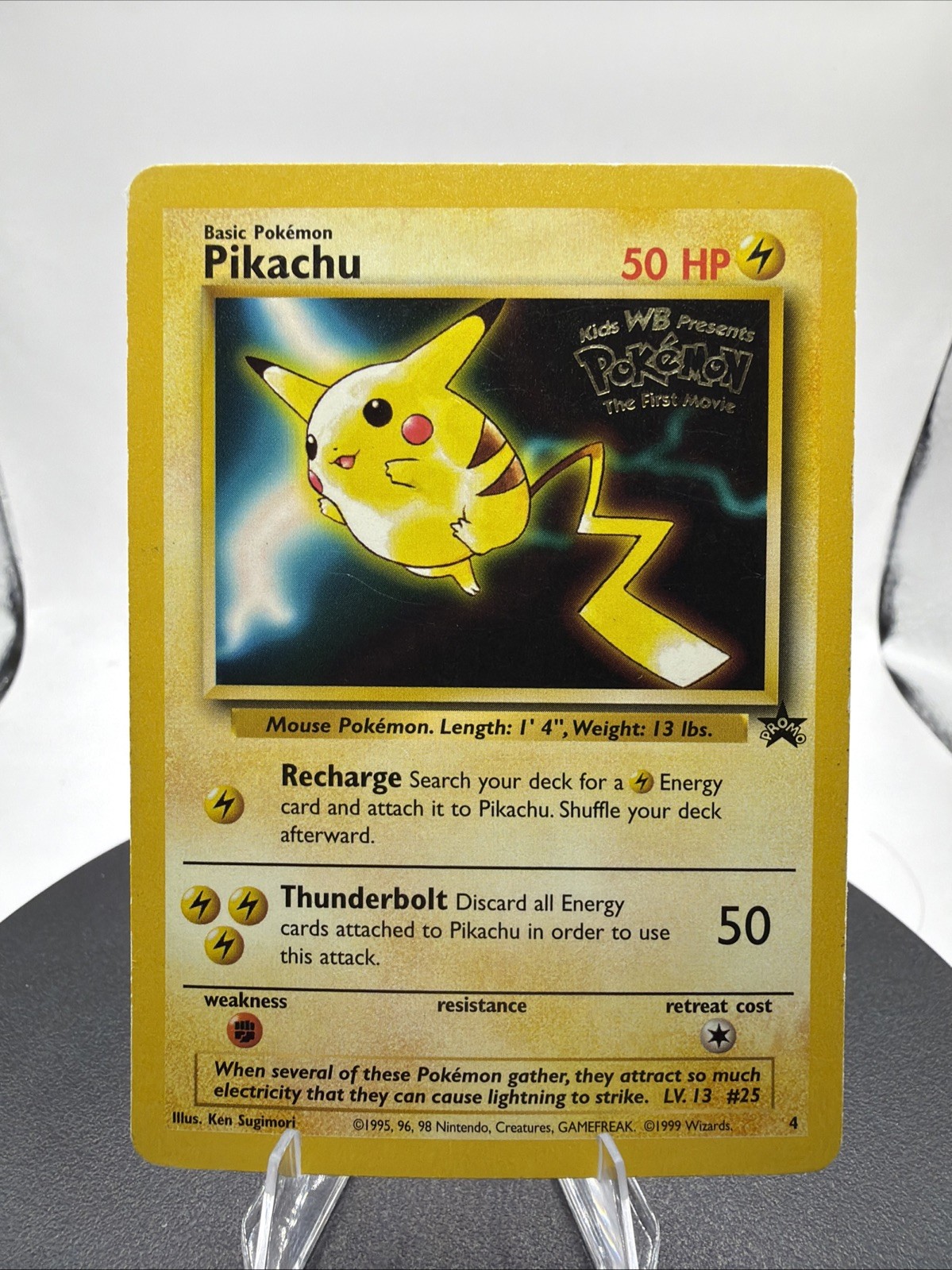 Pokémon Pikachu - 1999 - WB Il Primo Film - Promo WoTC Stella Nera #4