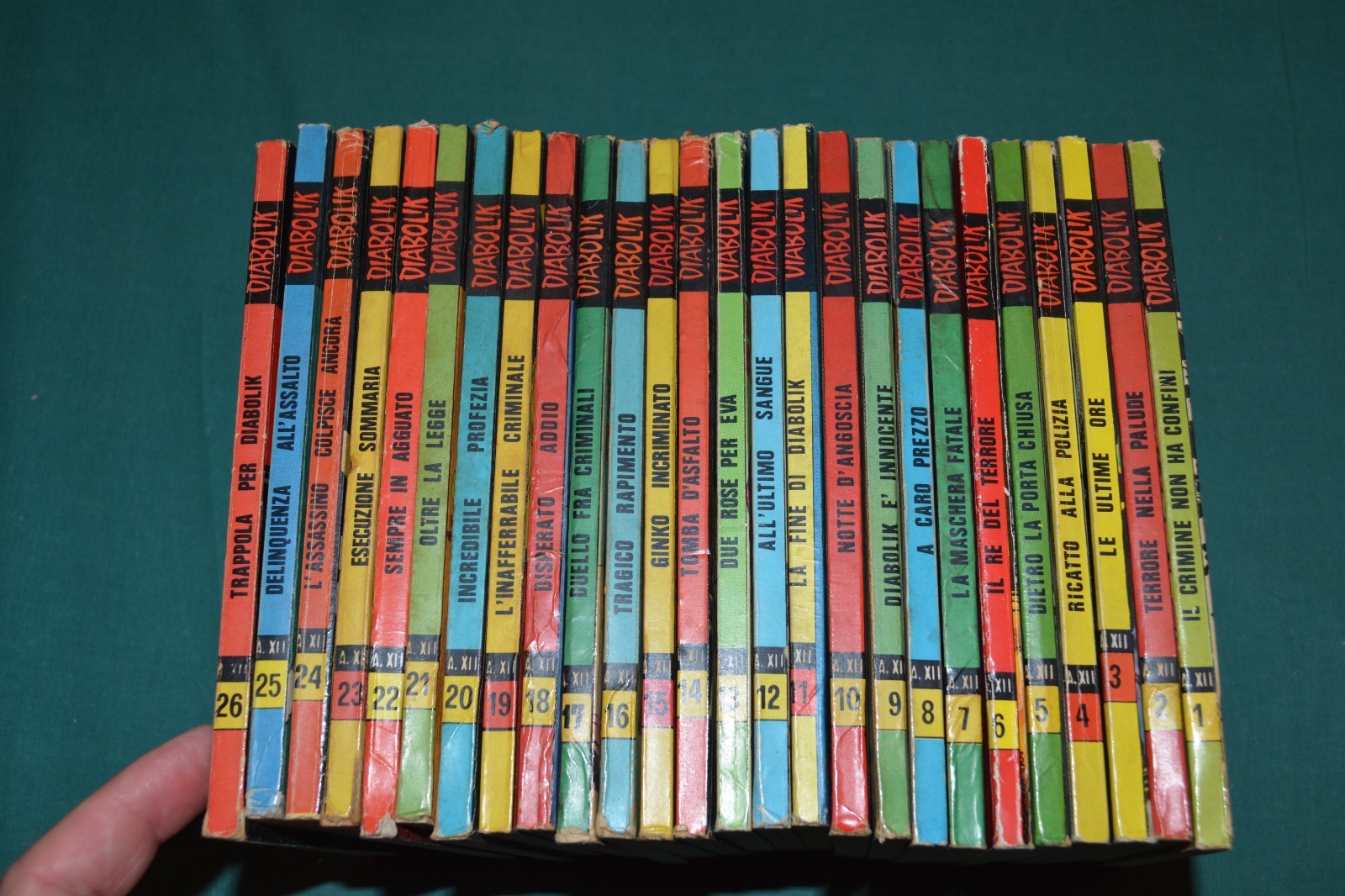 DIABOLIK Anno XII 12° UNDICESIMO 1973 completo Astorina Sodip 1a edizione