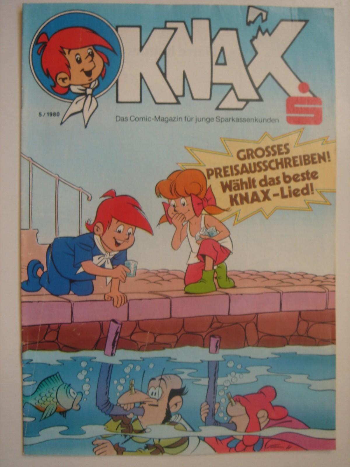 KNAX Rivista a fumetti della Cassa di Risparmio fascicolo 5/1980