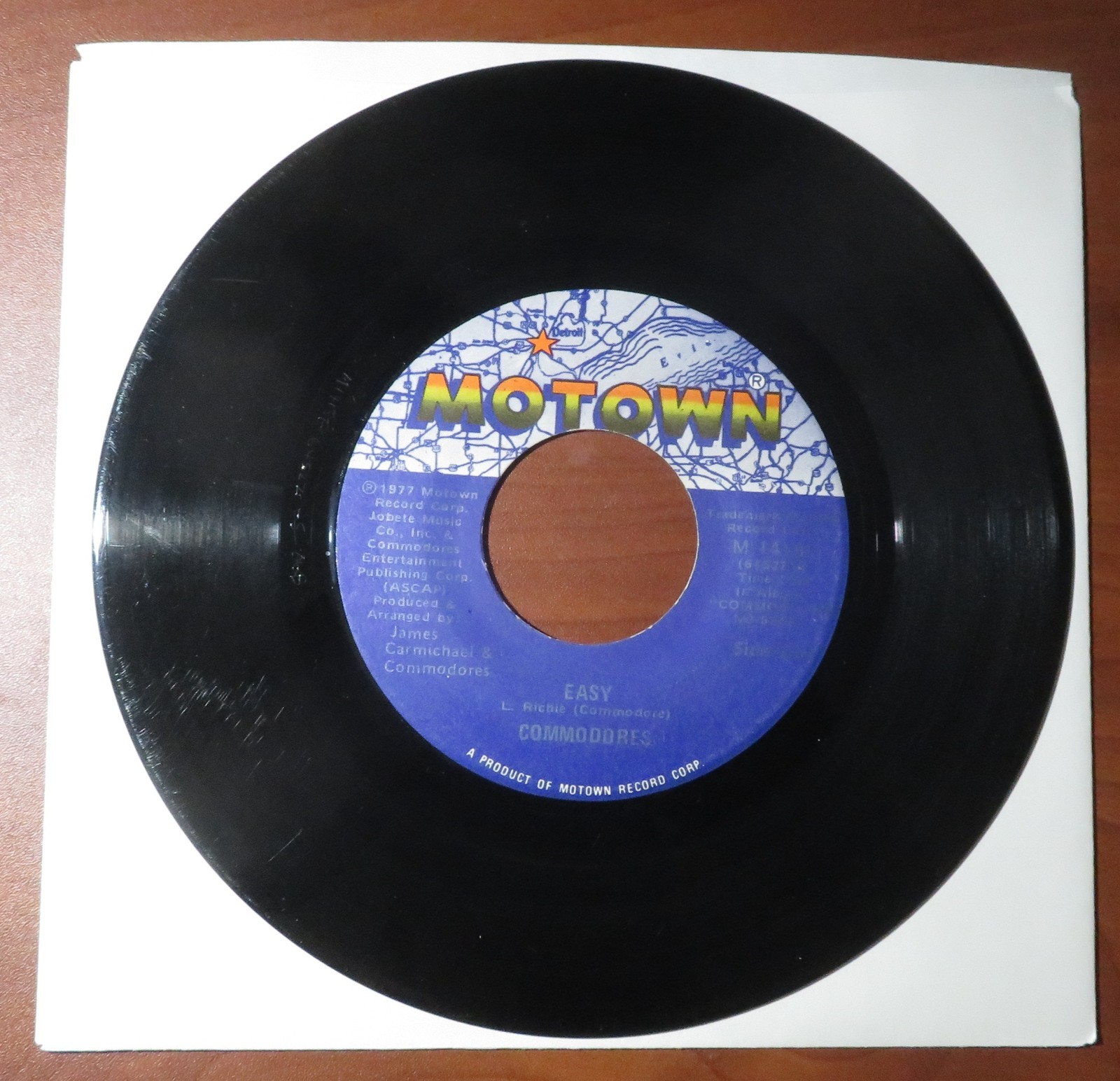 Commodores, Easy / Can't Let You Tease Me, 45 RPM, EX