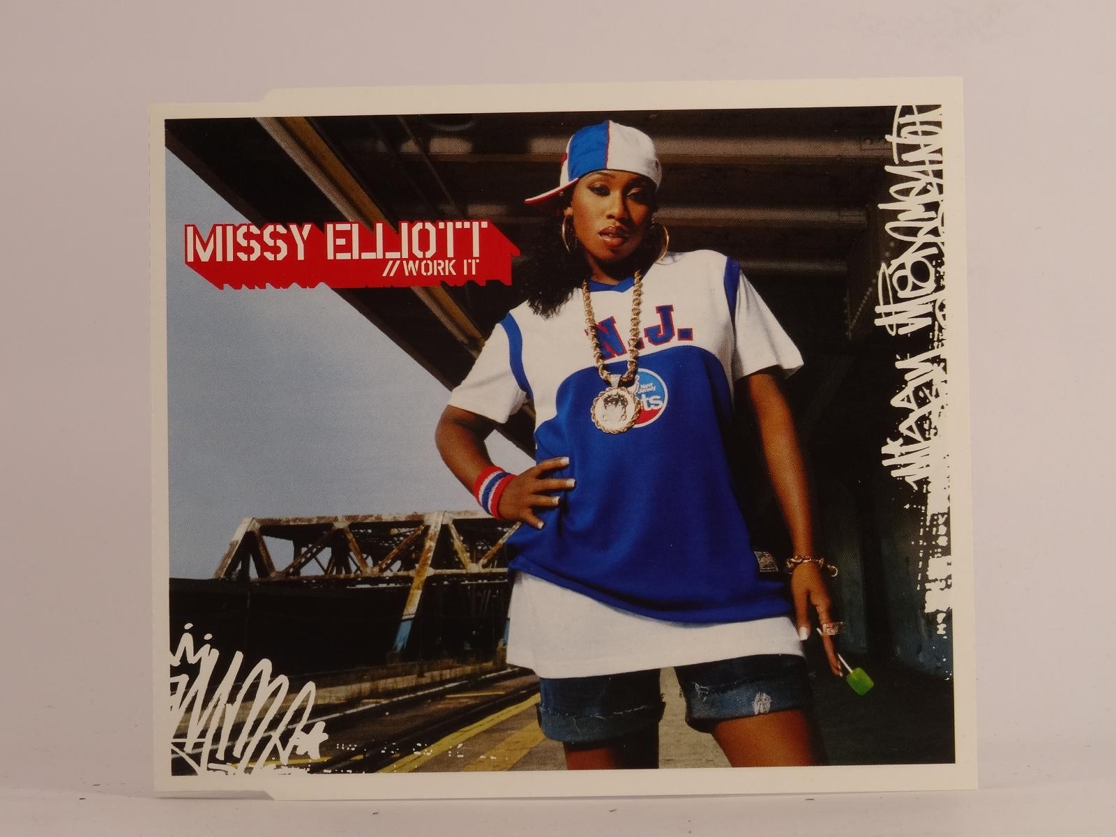 MISSY ELLIOTT WORK IT (F69) 3 Track CD Single including Picture Sleeve ELEKTRA