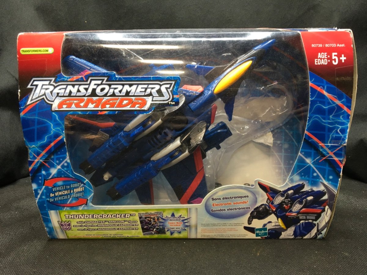 Transformers Armada THUNDERCRACER W/ ZAPMASTER MINI-CON & COMIC BOOK [Hasbro]