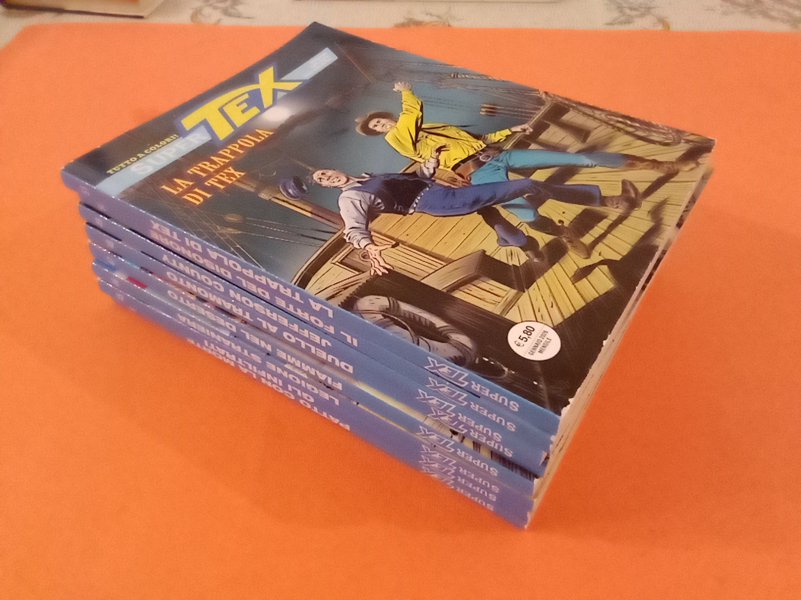 Super Tex lotto 8 fumetti dal 44 al 51 compresi