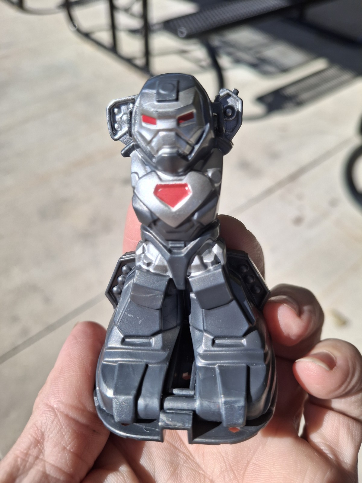 Playskool Heroes Marvel Super Hero Adventures War Machine Mech Armor Only Loose