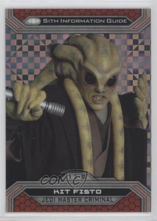 2015 Star Wars Chrome Perspectives: Jedi vs Sith X-Fractor /99 Kit Fisto 1j8
