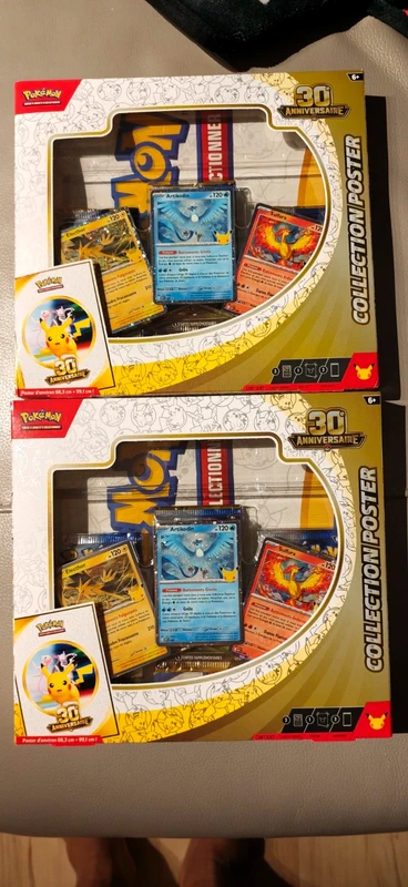 Lot de 2 coffret poster 30 ans Pokémon