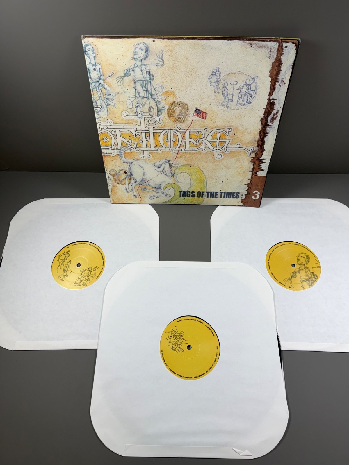 Various: Tags of The Times 3.0/ 3-Vinyl 2001 LP Mary Joy Recordings