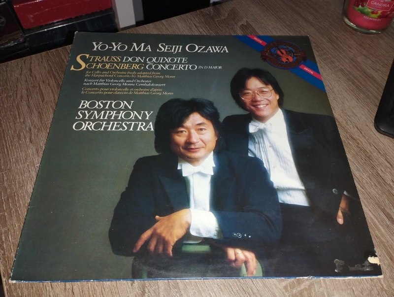 Yo-Yo Ma & Seiji Ozawa vinyle Strauss Don Quixote