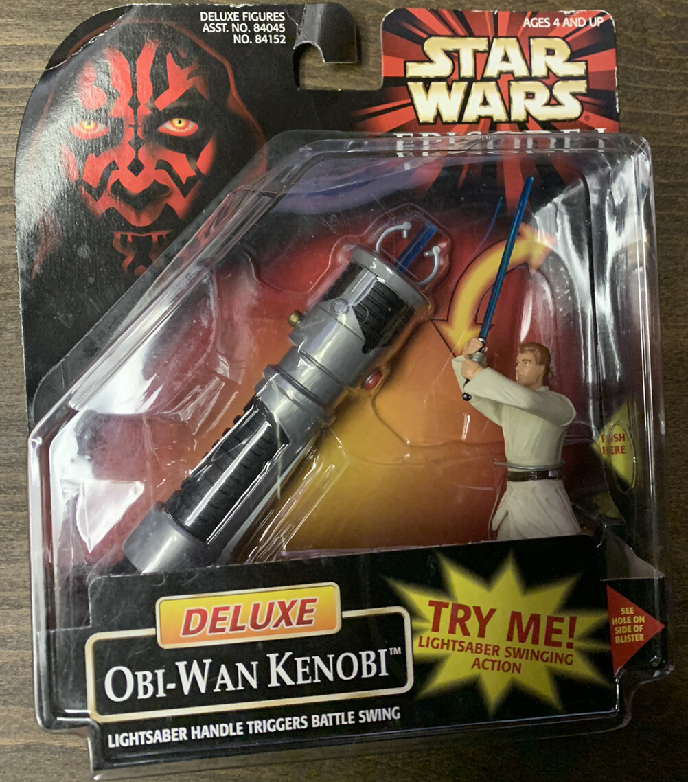 Hasbro Star Wars Episodio 1 Modellino Deluxe Obi-Wan Kenobi 1998