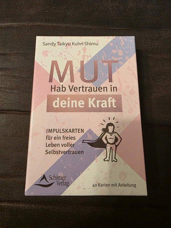 MUT Hab Vertrauen in deine Kraft Impulskarten 40 Karten mit Anleitung Sandy Taikyu Kuhn Shimu