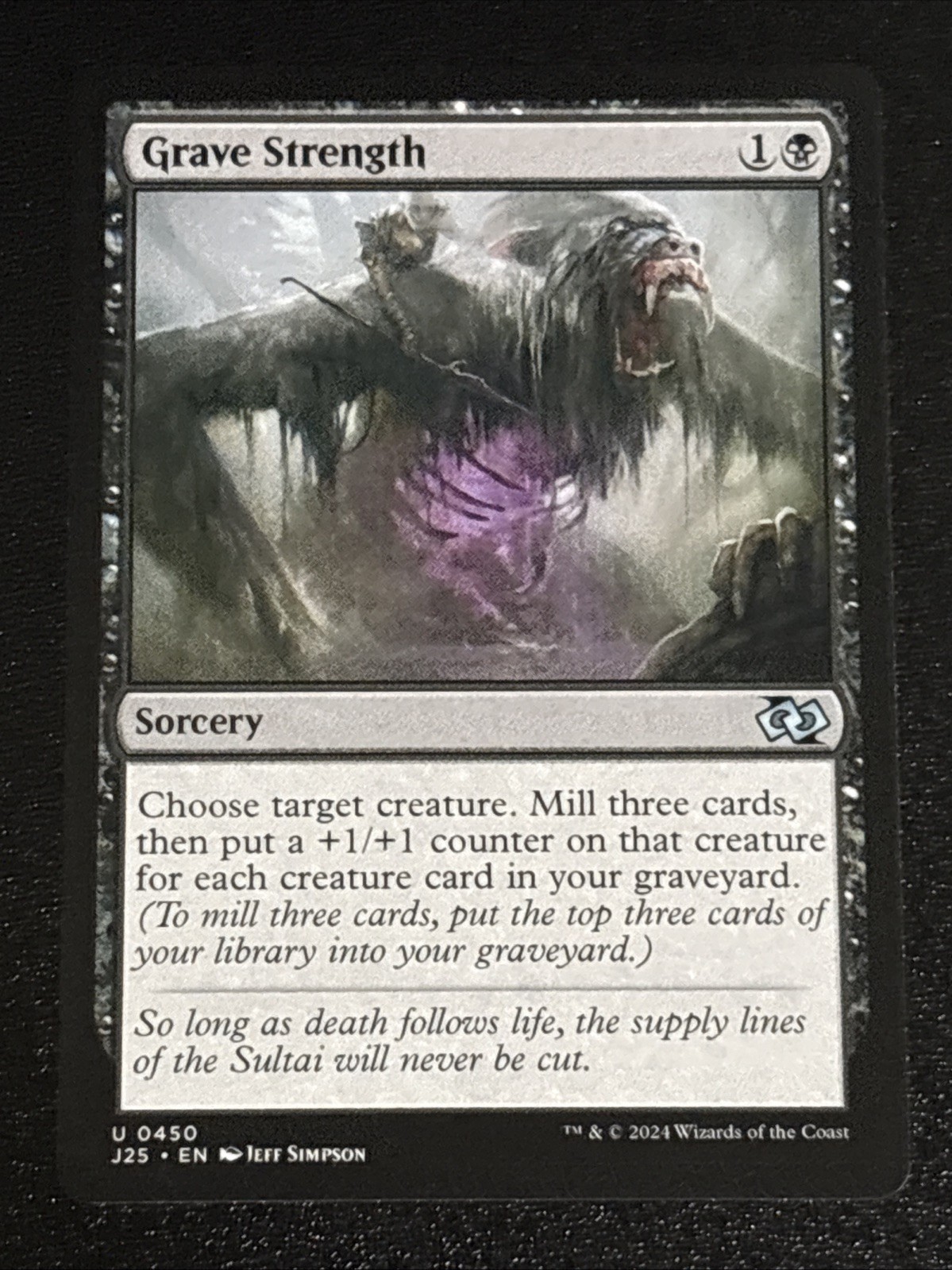 MTG Foundations Jumpstart Grave Strength 0450 NM