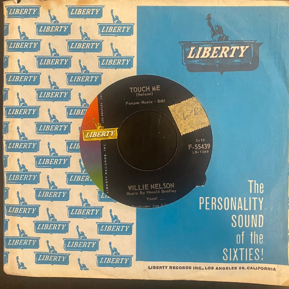 Willie Nelson-Touch Me 45 Vg++