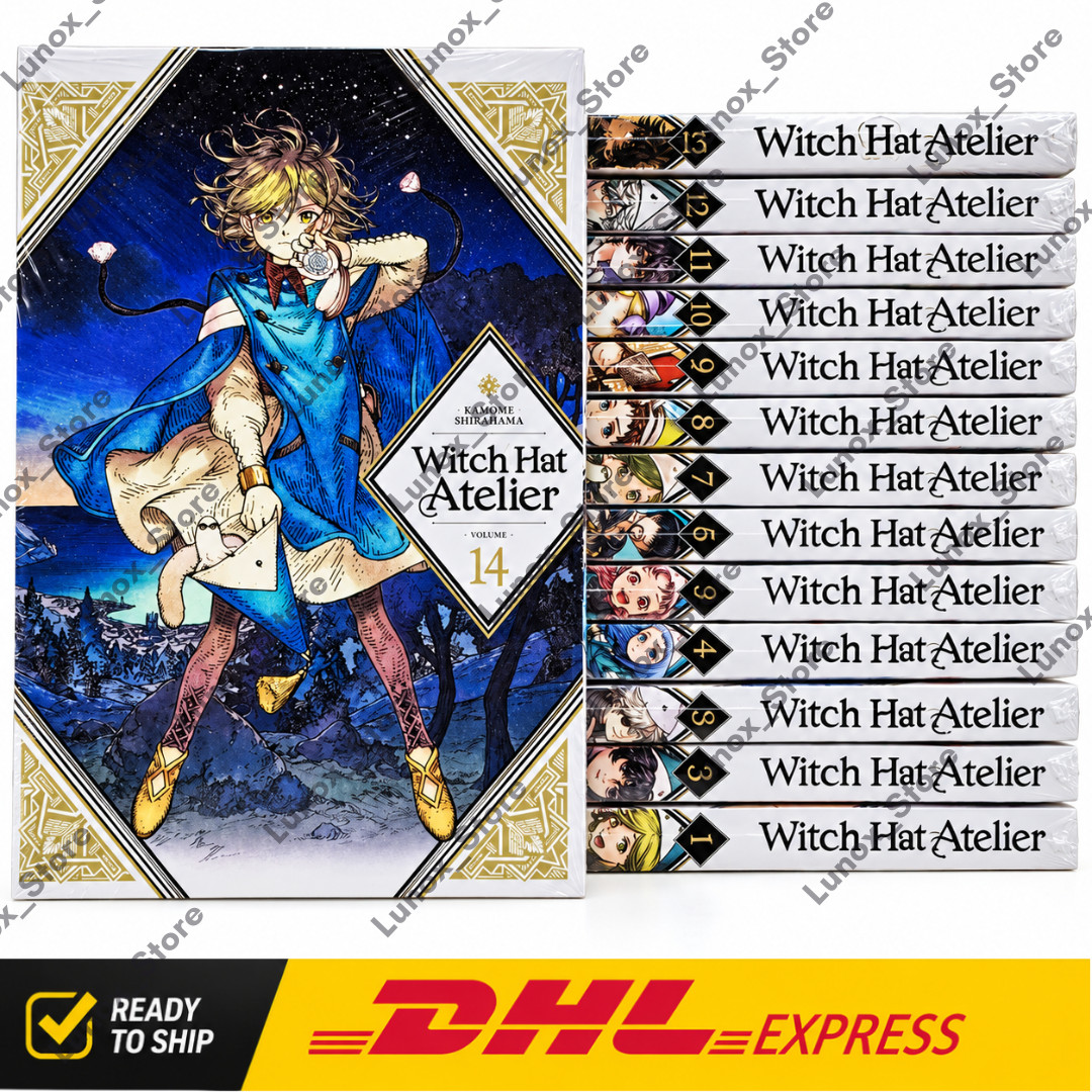 Cappello Strega Atelier Manga Vol 1-14 Half/Full Set Fumetti Inglese Nuovo