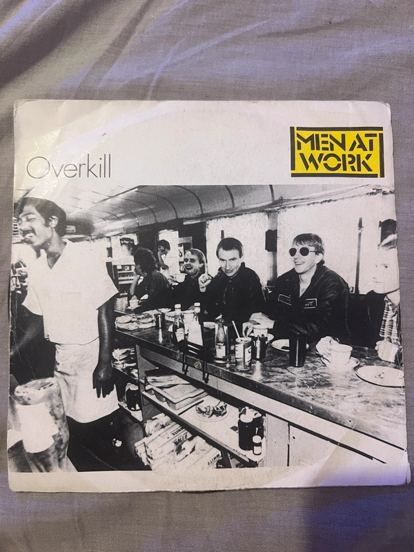 45 giri Men at Work - Overkill
