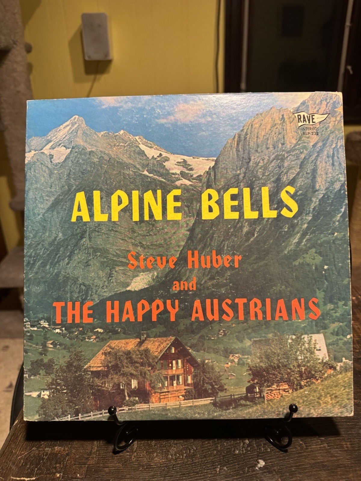 Steve Huber And The Happy Austrians Alpine Bells LP Vinyl Record
