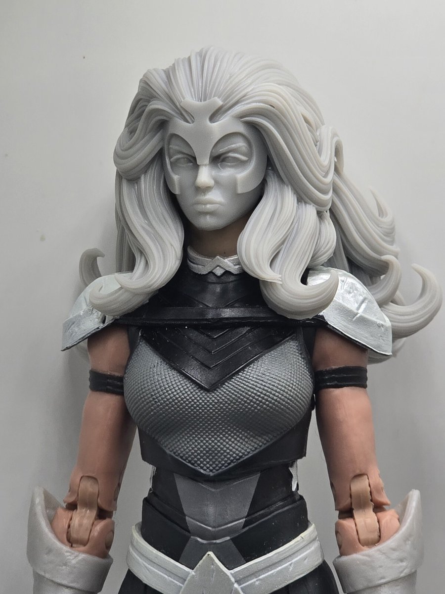 Stampa 3d Mutant Men POLARIS LARGE HEAD #3 1:10 SELECT DC MULTIVERSE