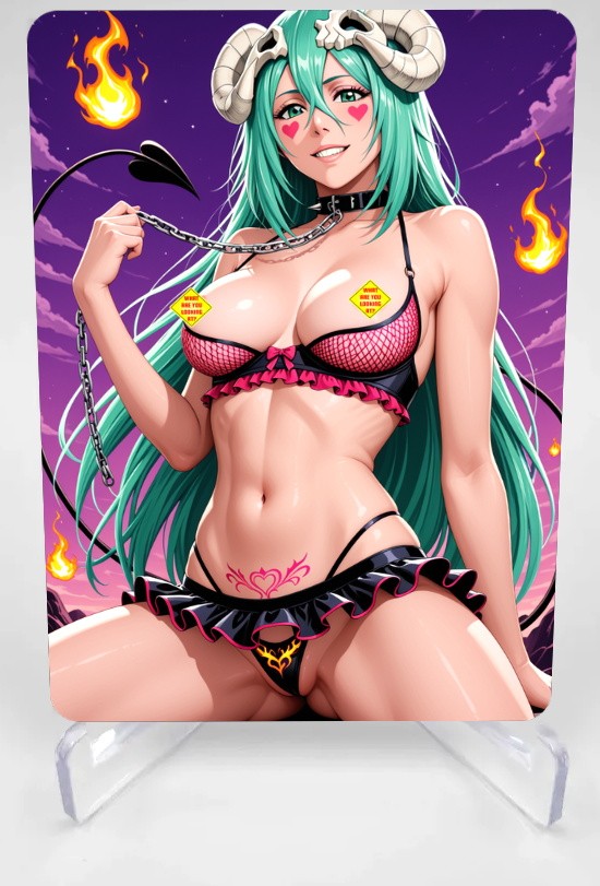 Stampa artistica anime Neliel Tu - Card/4x6/5x7 Waifu da collezione BLE-TIE-853