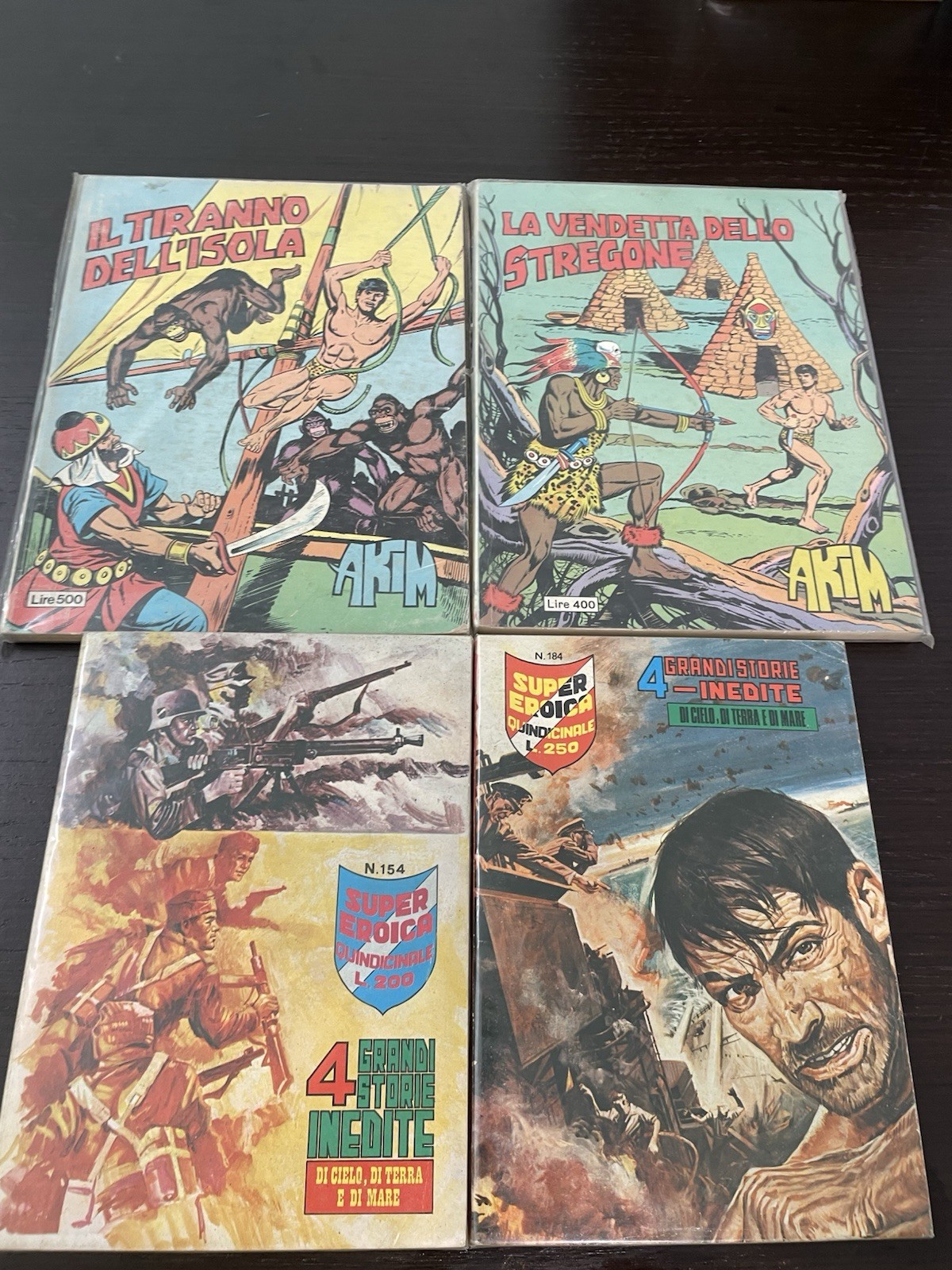 Fumetti Vintage Lotto 4 – AKIM + Super Eroica 