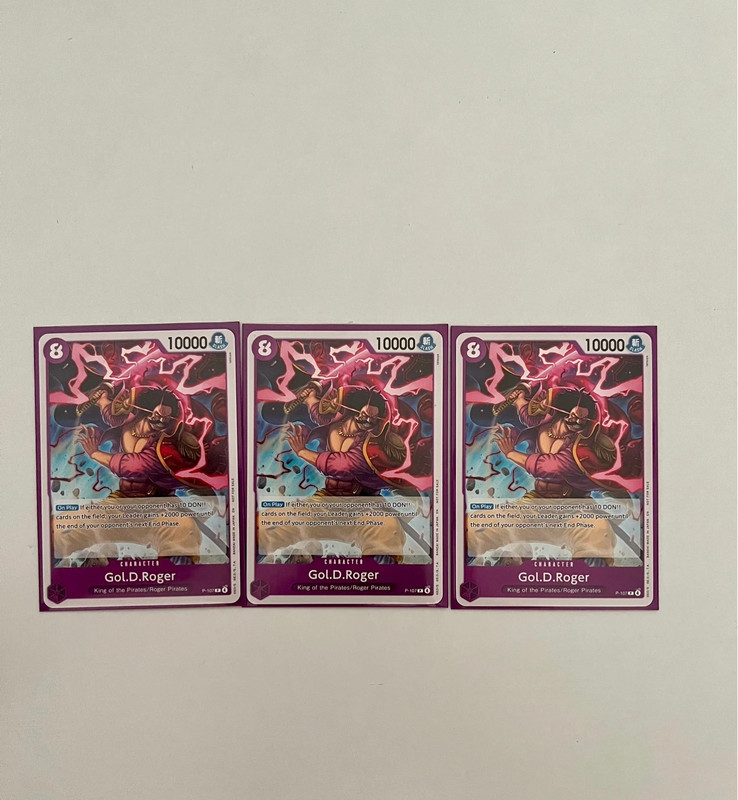 One Piece Tcg Gold.D.Roger P-107