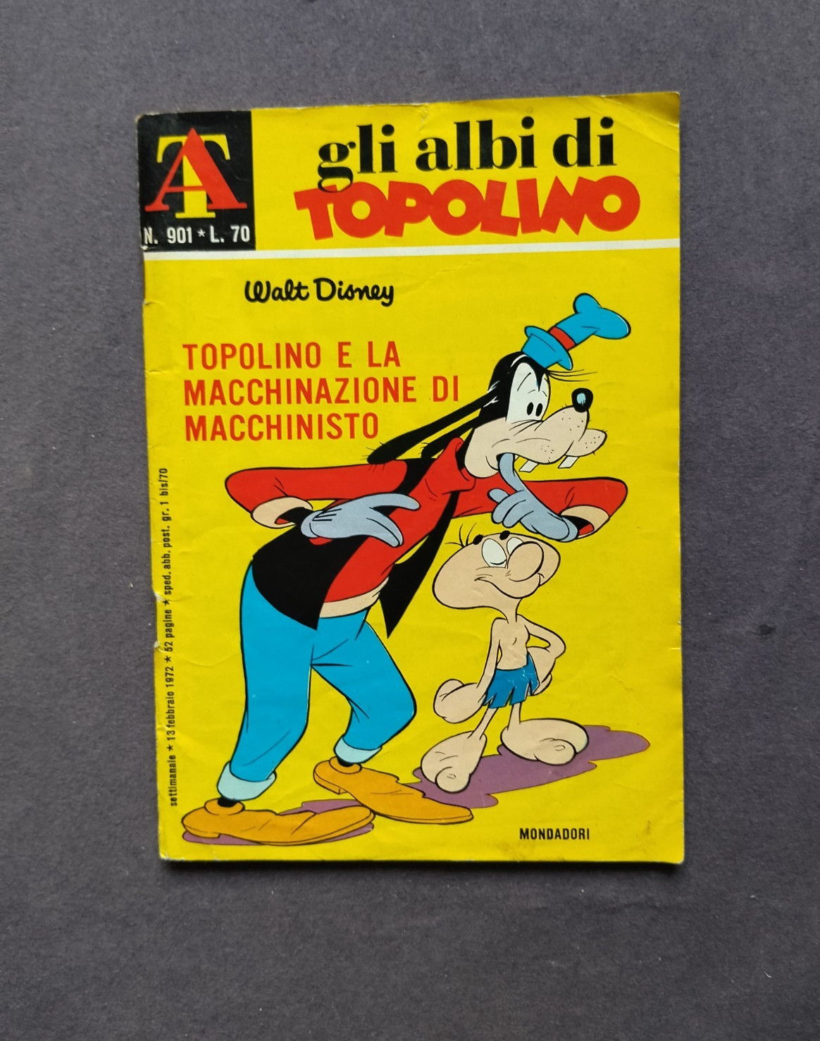 Gli Albi Di Topolino N. 901 - TOPOLINO E LA MACCHINAZIONE DI MACCHINISTO - 1972