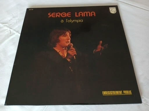 Double 33 Tours  " Serge Lama à l'Olympia "