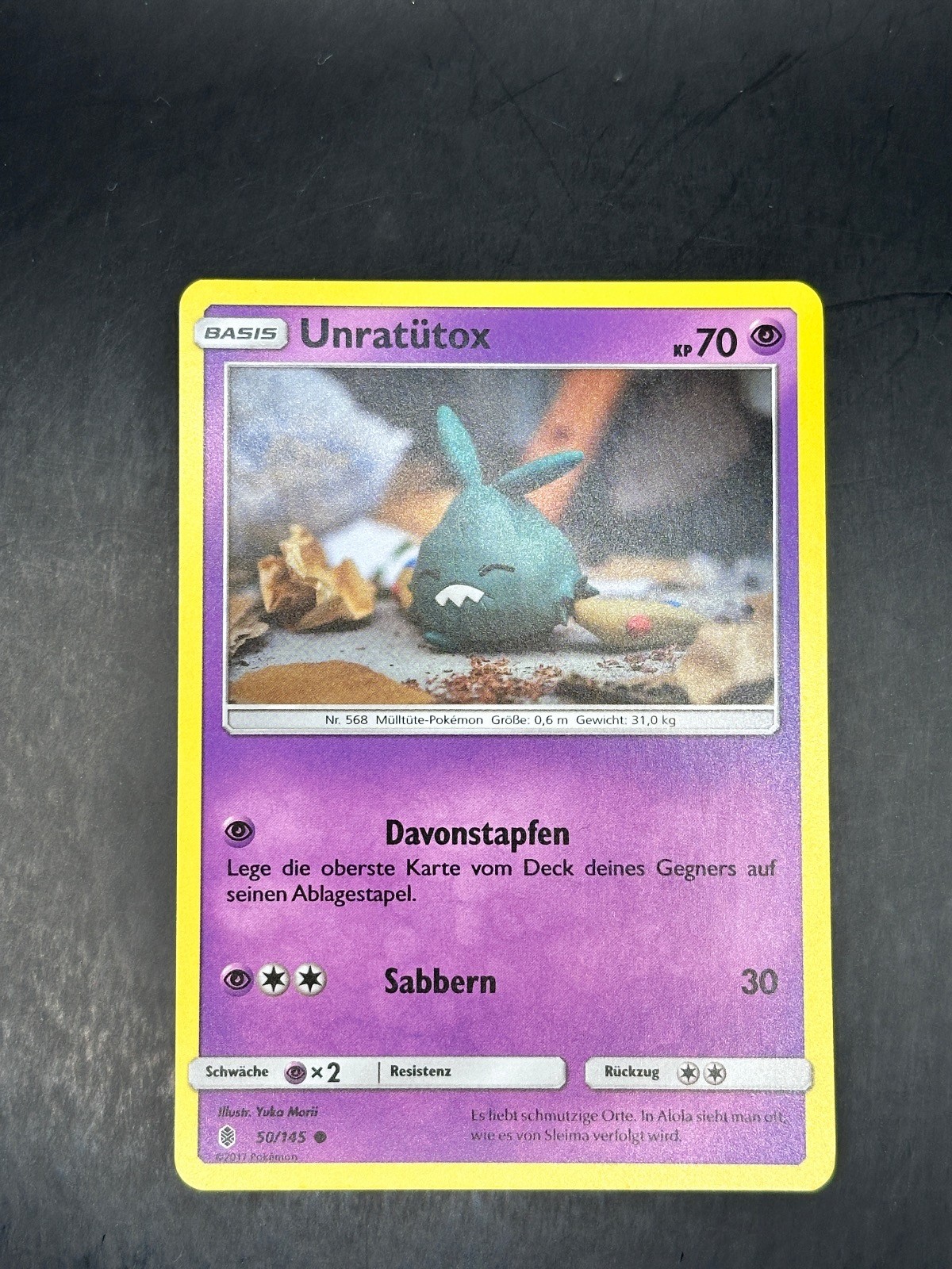 Trubbish 50/145 Guardiani Comuni Pokemon Rising Near Mint DE
