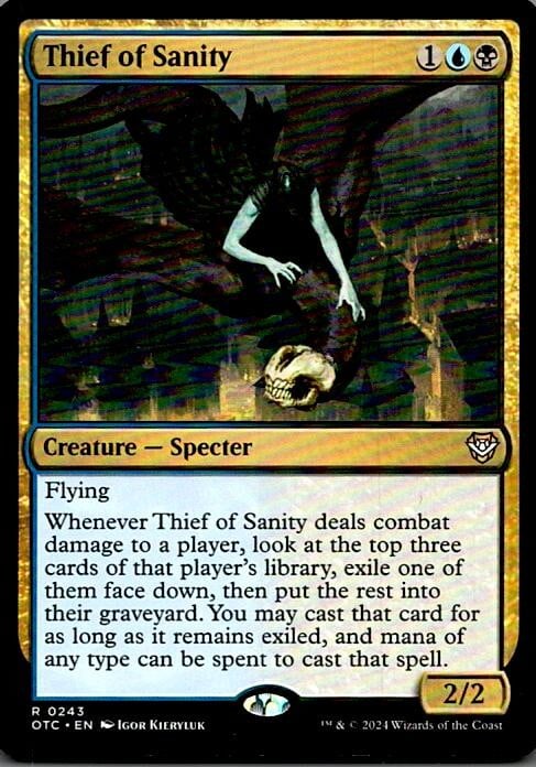 Thief of Sanity 243 Commander: Outlaws of Thunder Junction MTG LP