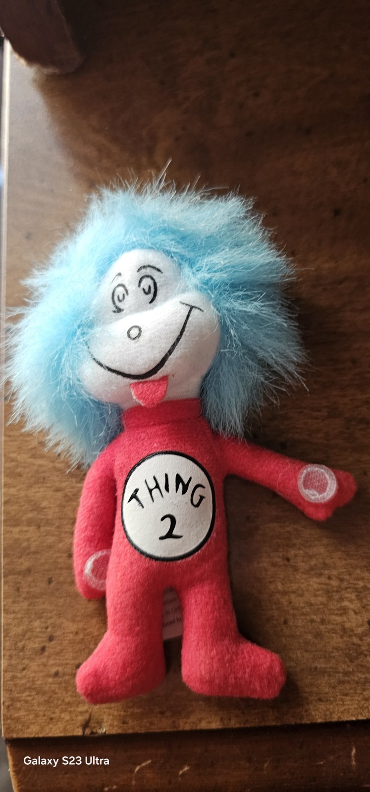 THING 2 CAT IN THE HAT - 4 INCHES TALL MINI KELLOGG'S PROMO PLUSH TOY 